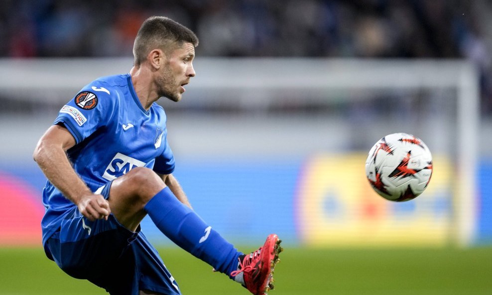 Andrej Kramarić tijekom utakmice 2. kola Europske lige Hoffenheim - Dinamo Kijev 2:0, 3.10.2024.