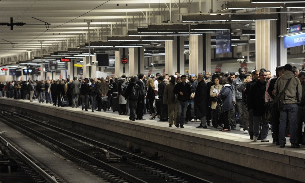 FRANCUSKA METRO GUŽVA PROMET ŠTRAJK