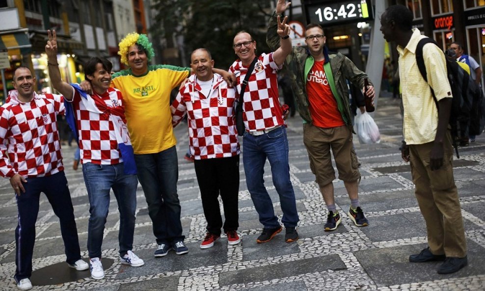 Hrvatski navijači u Sao Paulu