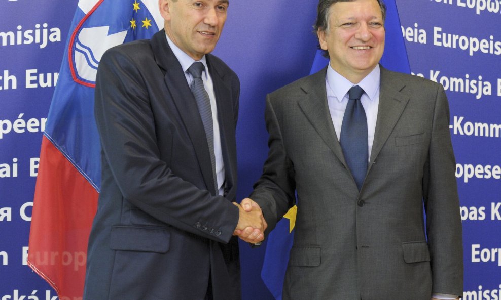 Janez Janša i Jose Manuel Barroso
