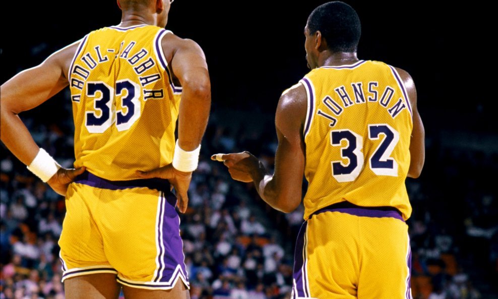 Kareem Abdul-Jabbar i Magic Johnson