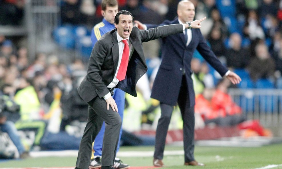 Unai Emery Zinedine Zidane