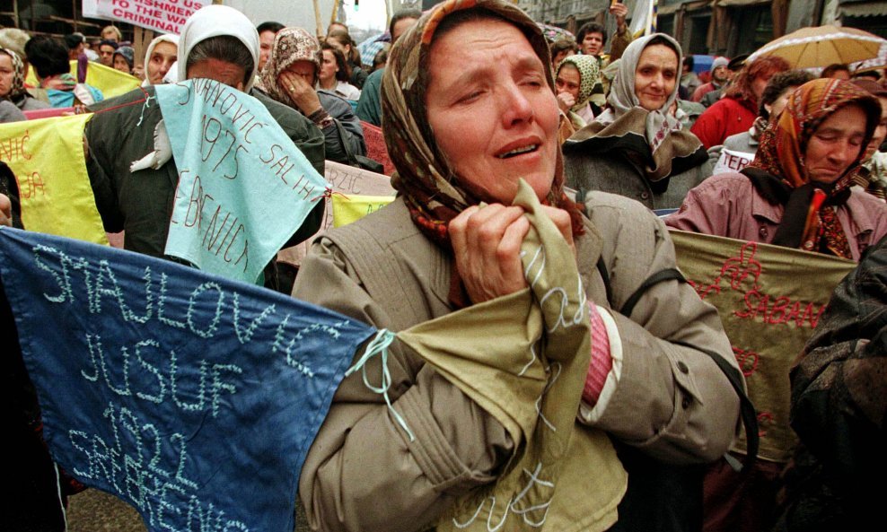 Prosvjed Sarajevo Srebrenica