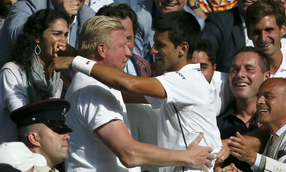 Novak Đoković i Boris Becker