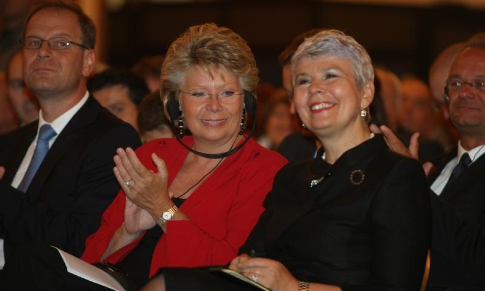 Viviane Reding Jadranka Kosor