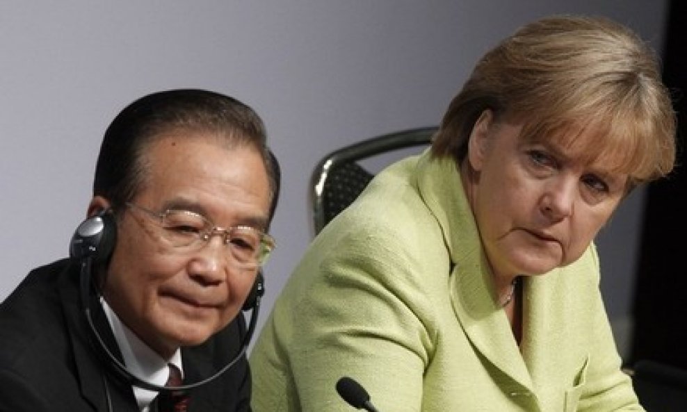 Wen Jiabao i Angela Merkel