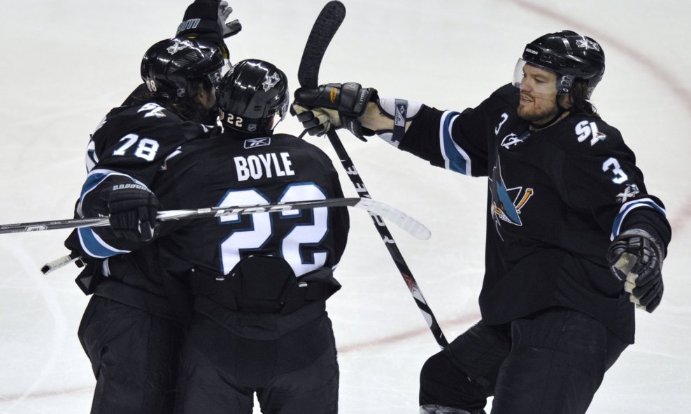 Benn Ferriero (lijevo), Dan Boyle i Douglas Murray
