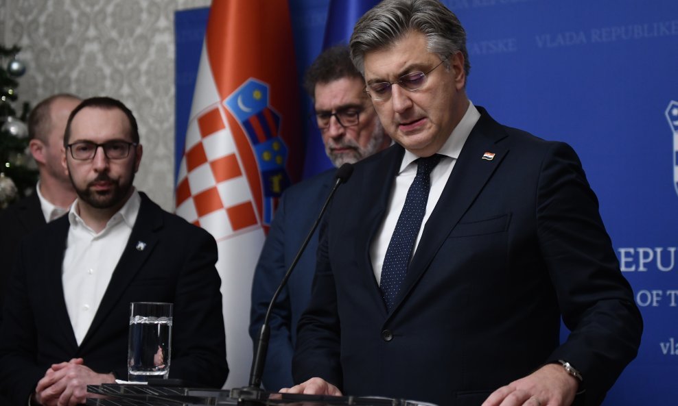 Tomislav Tomašević, Radovan Fuchs, Andrej Plenković