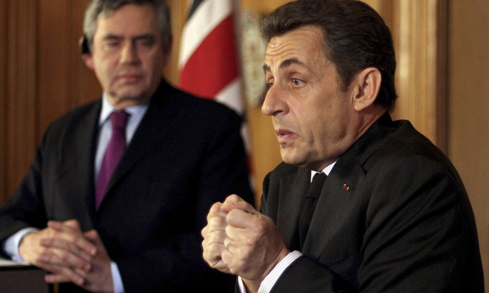 NICOLAS SARKOZY GORDON BROWN