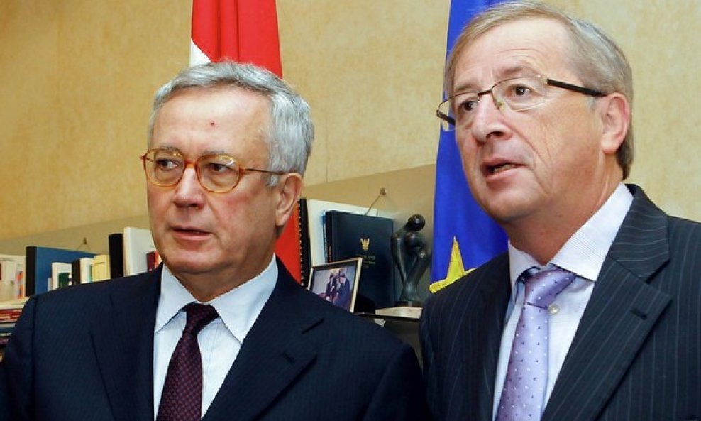 Giulio Tremonti (lijevo) i Jean-Claude Juncker