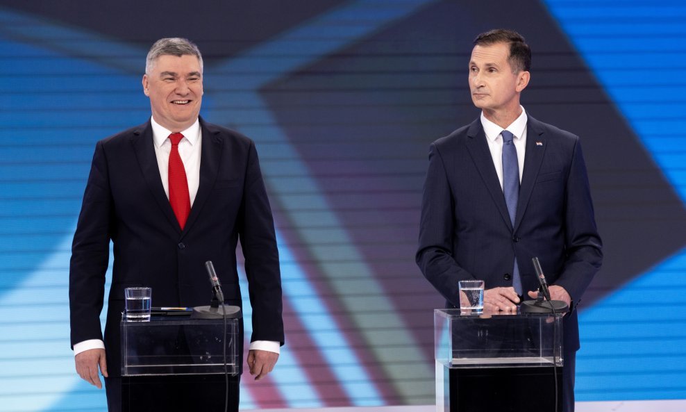 Zoran Milanović i Dragan Primorac tijekom sučeljavanja