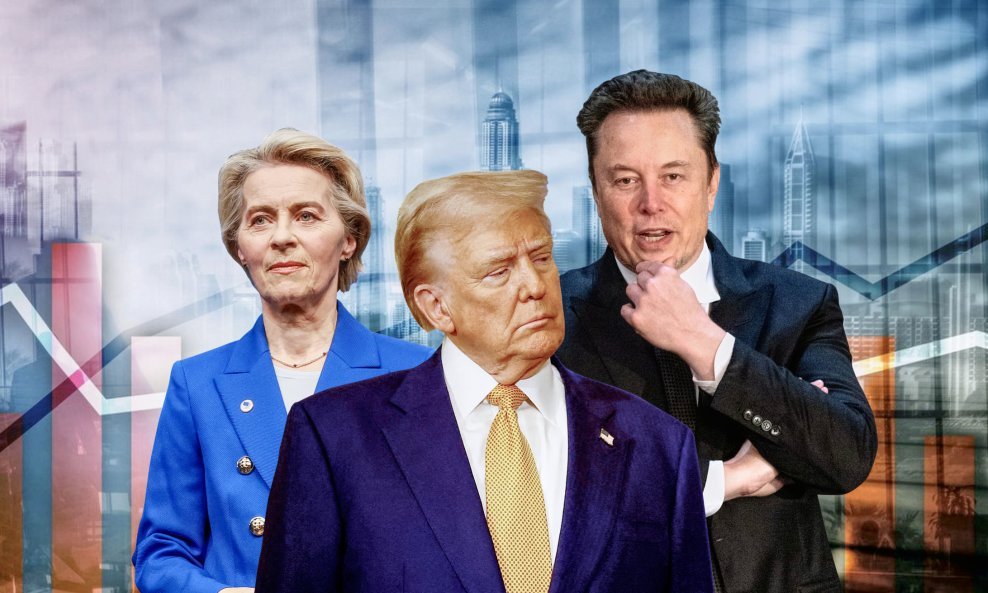Ursula von der Leyen, Donald Trump, Elon Musk