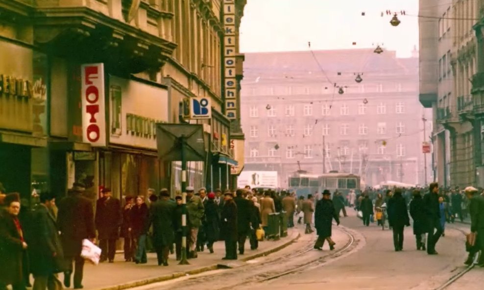 Zagreb, Ilica 80-ih godina