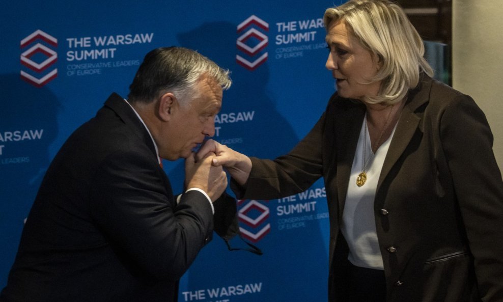 Viktor Orban i Marine Le Pen