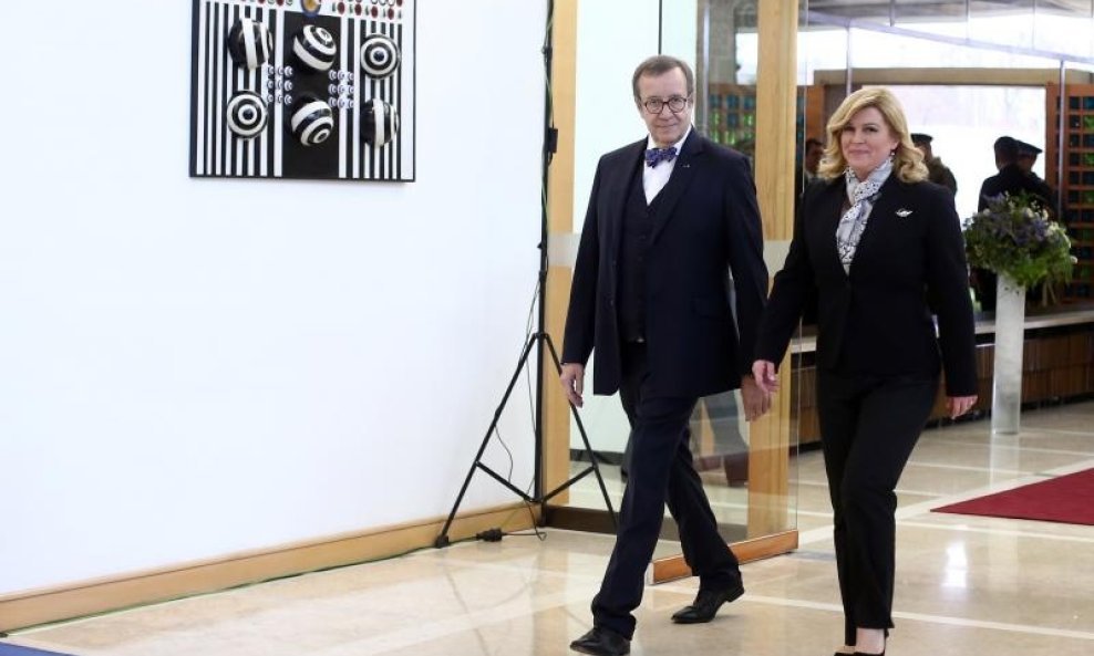 Toomas Hendrik Ilves i Kolinda Grabar Kitarović