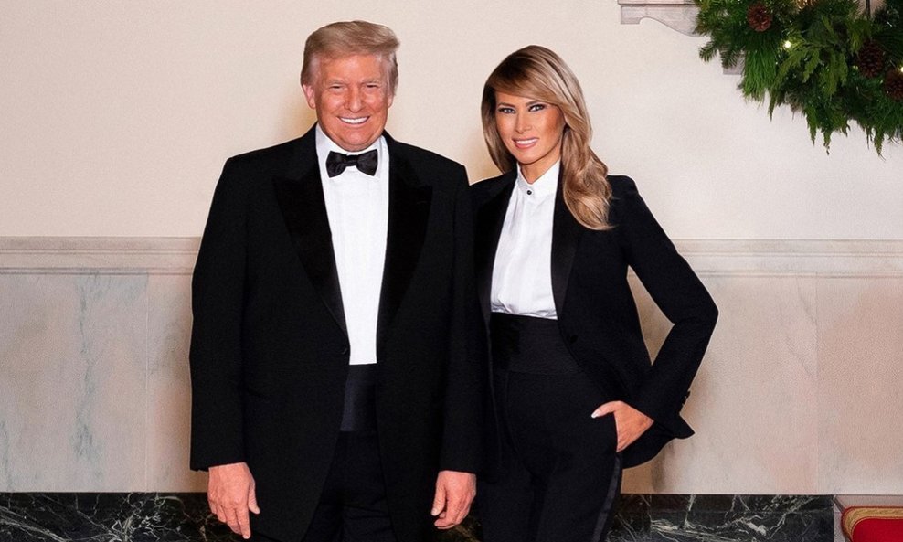 Melania Trump i Donald Trump 2020.