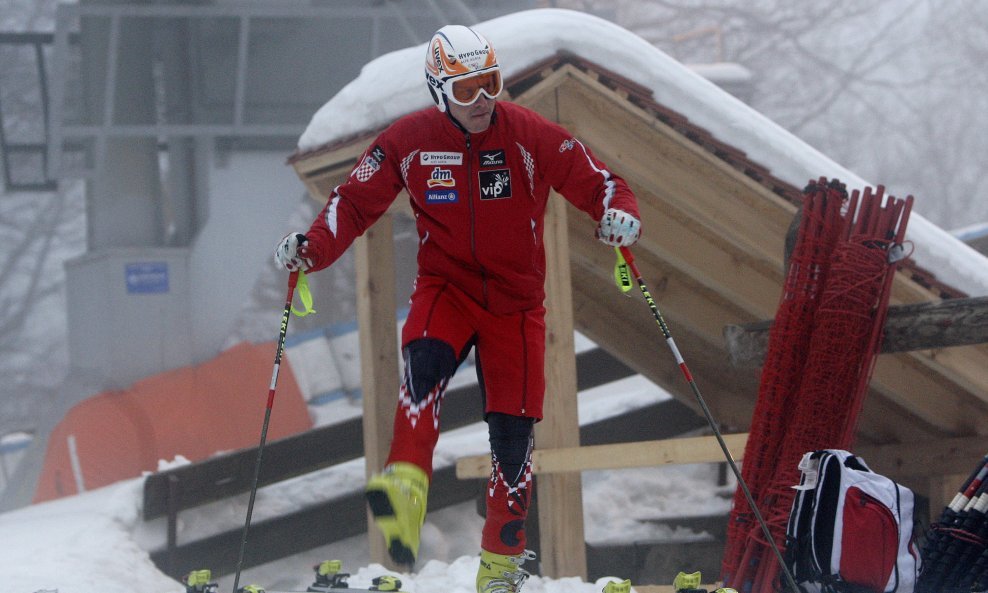 Ivica Kostelić, trening, Sljeme 2010