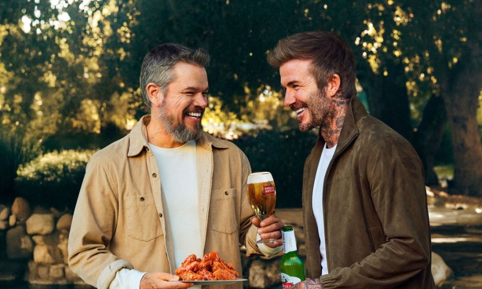 David Beckham i Matt Damon
