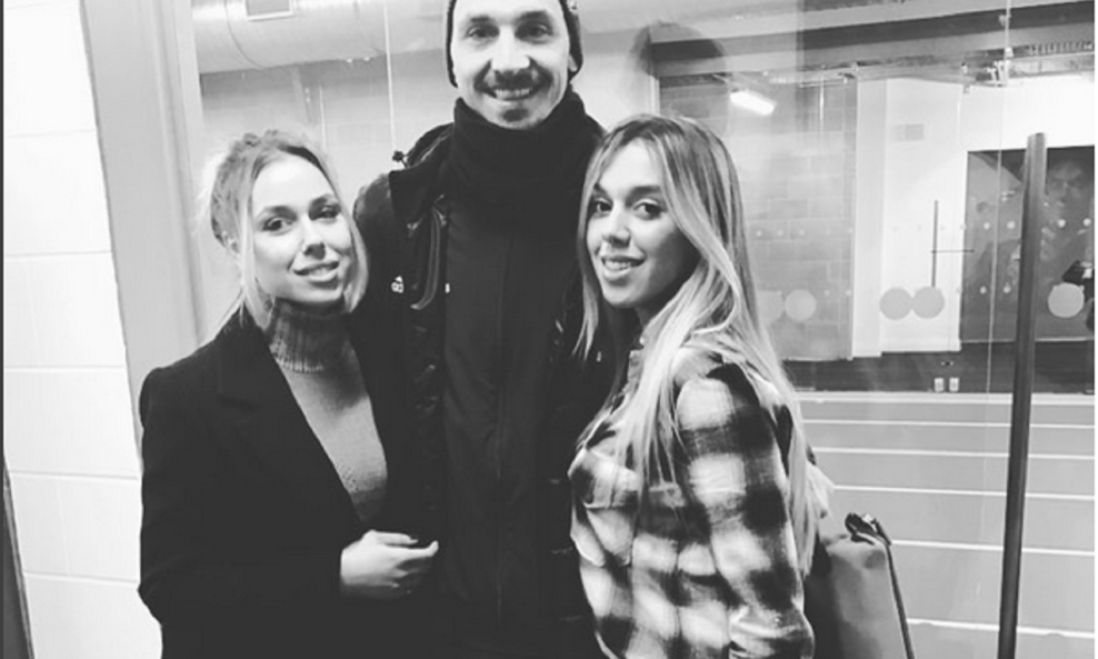 Zlatan Ibrahimović sa Lanom i Laurom Jurčević