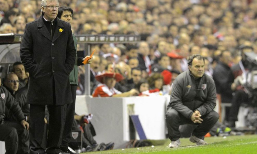 Sir Alex Ferguson i Marcelo Bielsa (Athletic Bilbao)