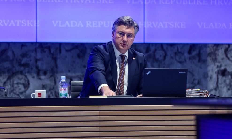 Andrej Plenković na 66. sjednici Vlade