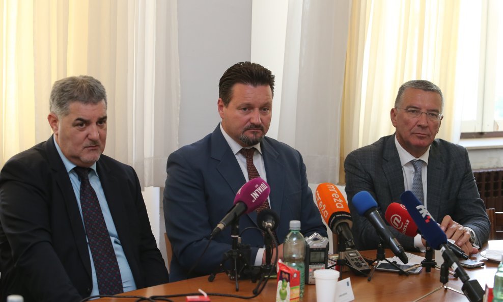 Ivo Baldasar, Lovro Kuščević i Zlatko Ževrnja