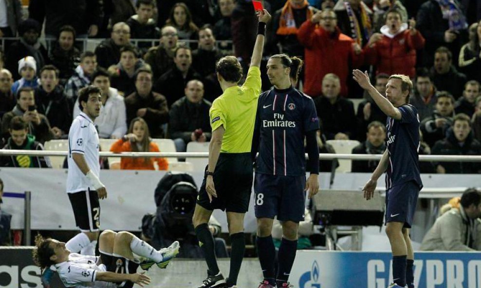 Zlatan Ibrahimović dobio je crveni karton
