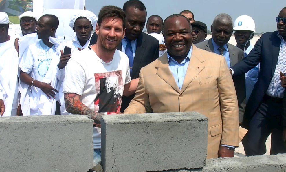 Predsjednik Gabona Ali Bongo Ondimba i Lionel Messi