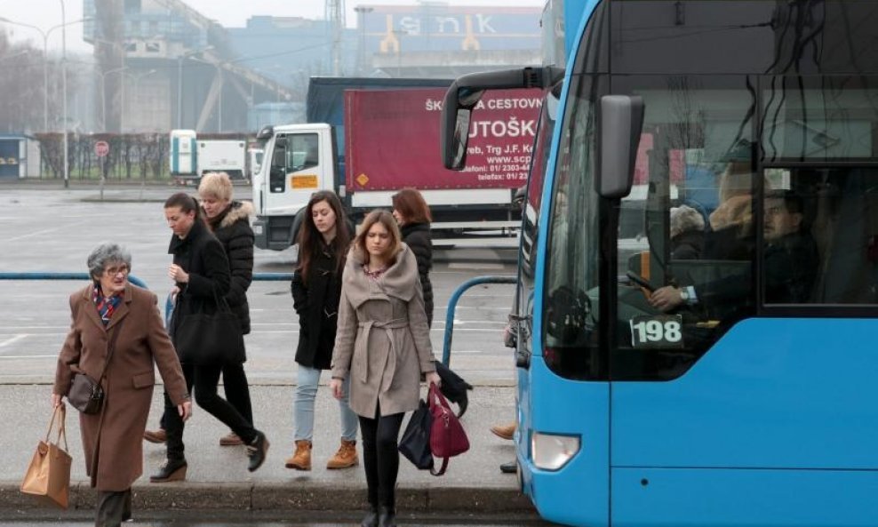 Zagreb ZET autobus