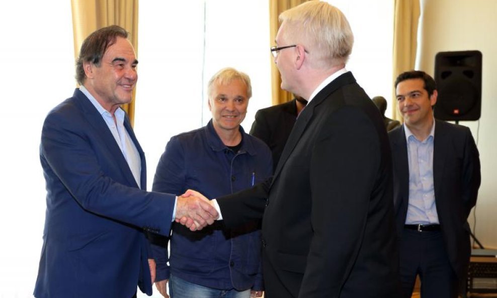 Oliver Stone i Ivo Josipović