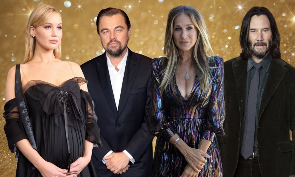 Jennifer Lawrence, Leonardo DiCaprio, Sarah Jessica Parker, Keanu Reeves