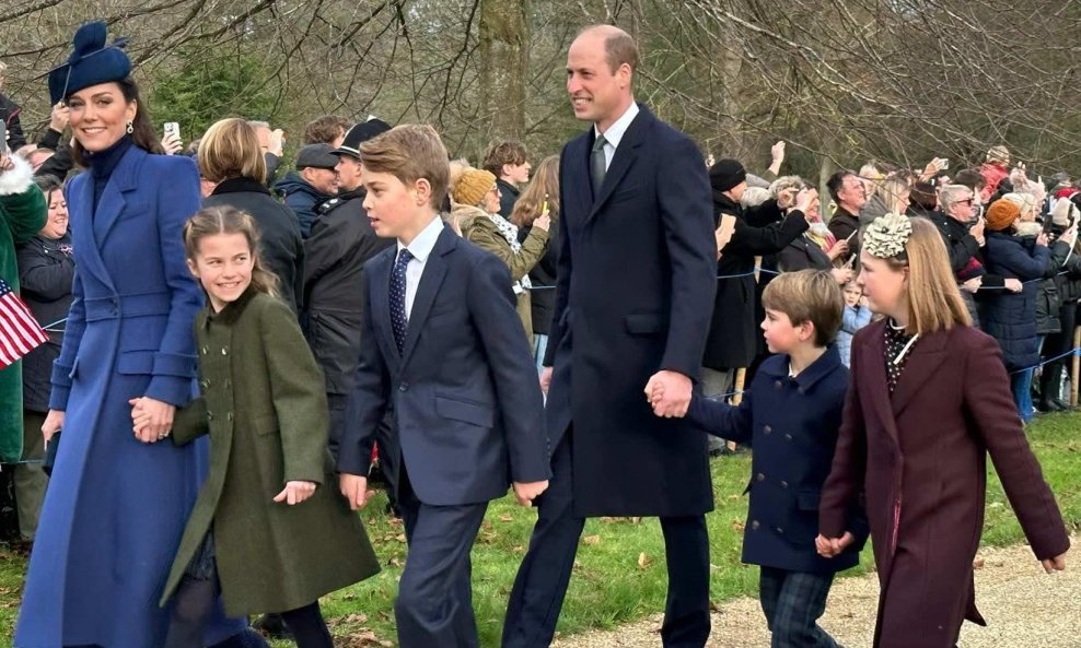 Kate Middleton i princ William s djecom