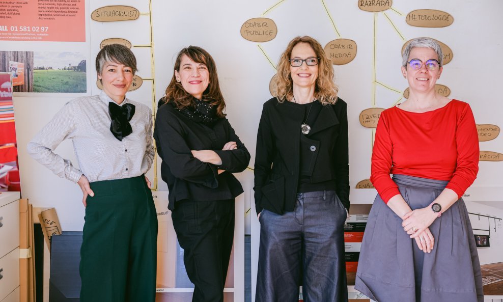Lana Bobić, Marina Perica Krapljanov, Andreja Kulunčić i Dunja Bonacci Skenderović