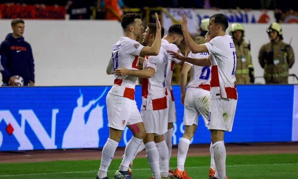 Slavlje hrvatskih reprezentativaca