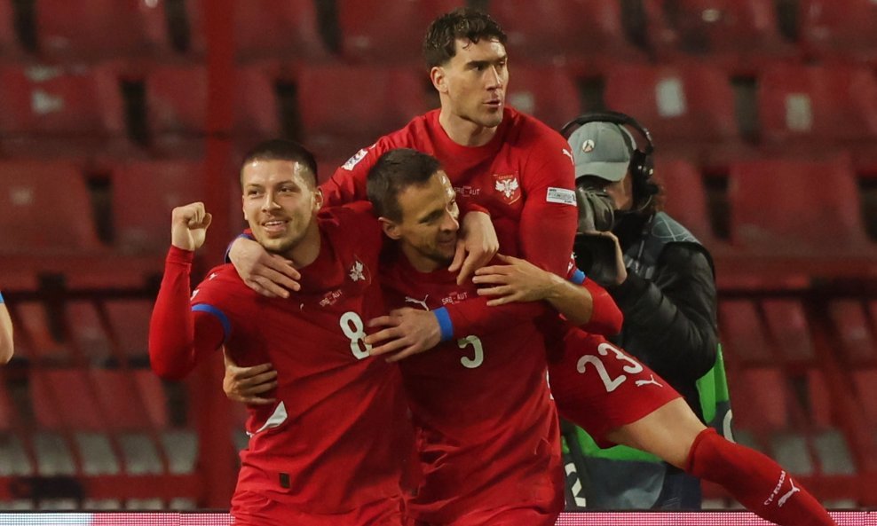 Slavlje igrača Srbije