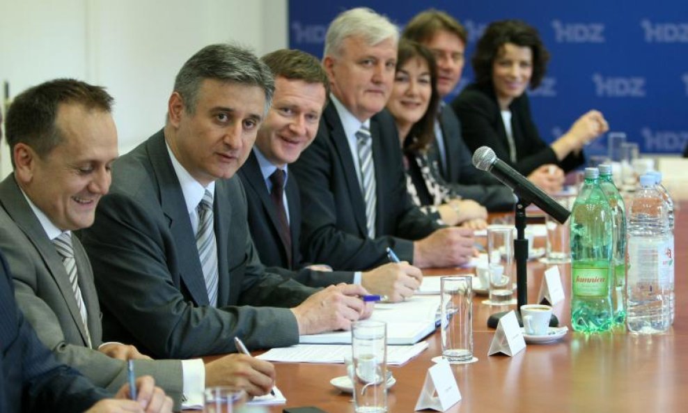 Drago Prgomet, Tomislav Karamarko, Damir Sesvečan, Božo Galić, Dubravka Šuica, Marijan Coner, Josipa Rimac