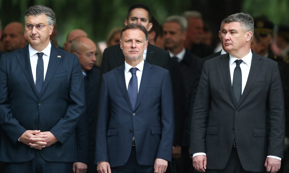 Andrej Plenković, Gordan Jandroković, Zoran Milanović
