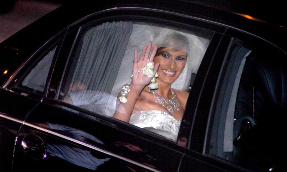 Melania Trump na dan svog vjenčanja