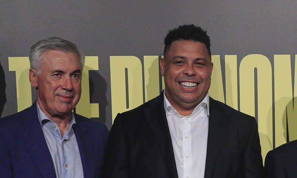Carlo Ancelotti i Ronaldo Nazario