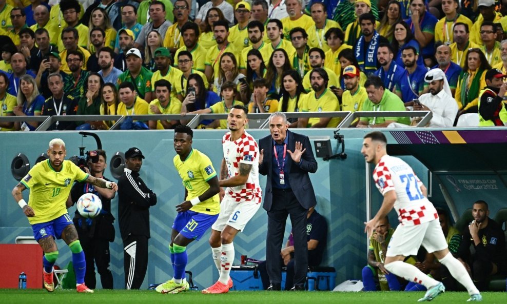 Tite je zadnju utakmicu na klupi Brazila vodio protiv Hrvatske na SP-u 2022.