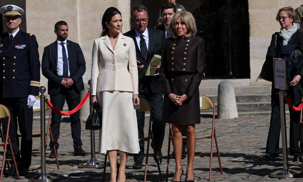 Danska kraljica Mary i Brigitte Macron