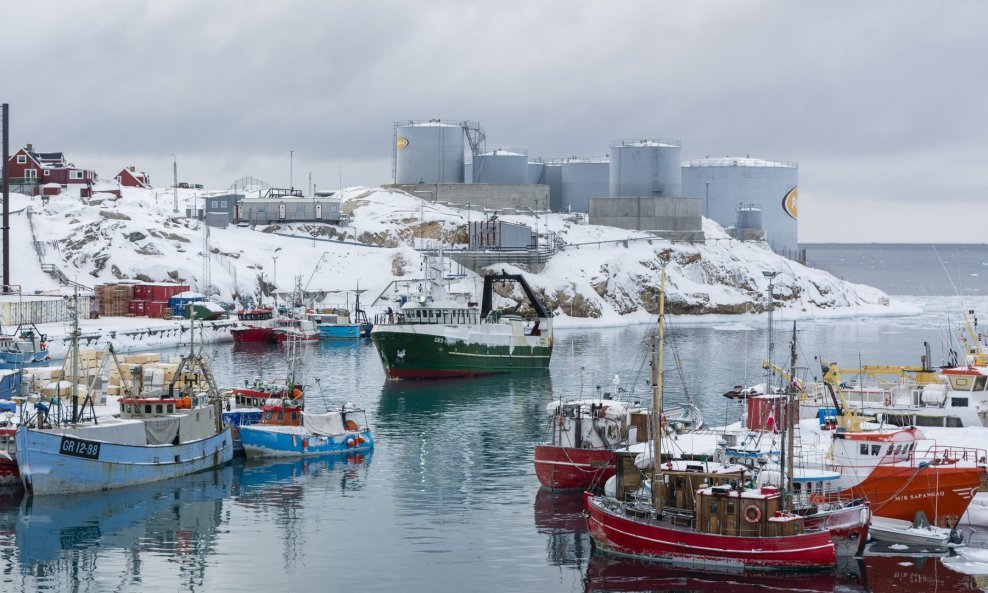 lulissat, ribarska luka na Grenlandu