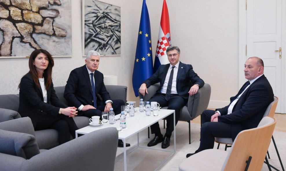 Andrej Plenković i Dragan Čović