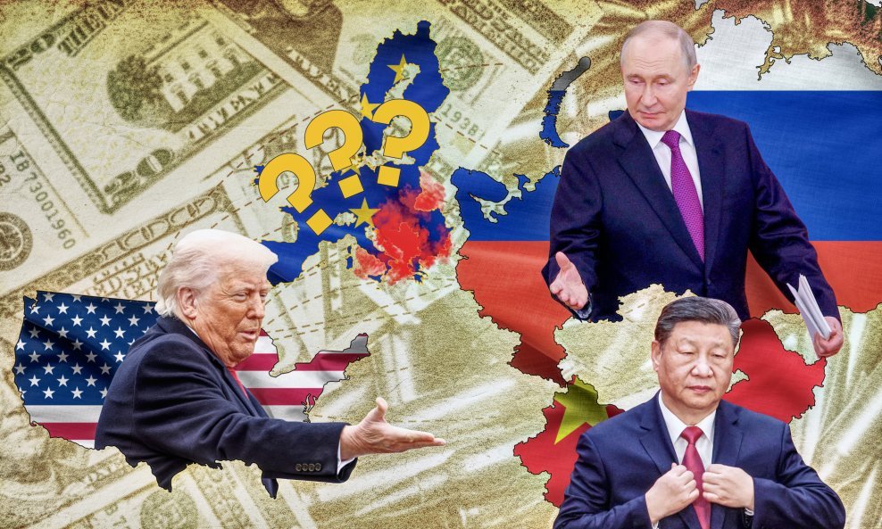 Svijet u eri Donalda Trumpa (ilustracija)