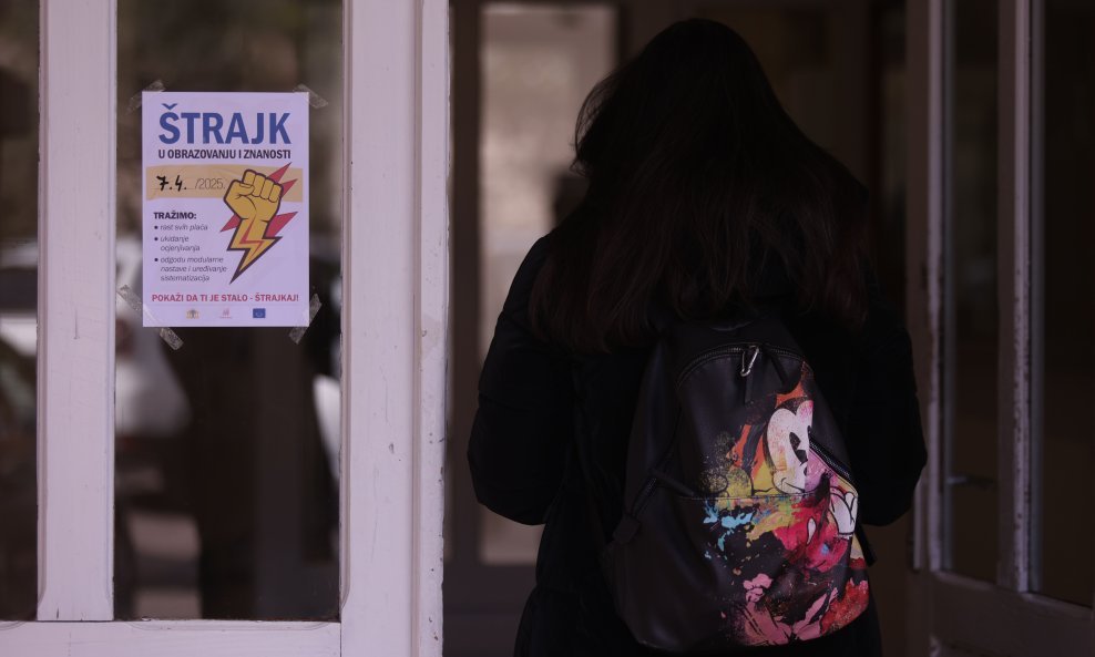 Cirkularni štrajk u školama i fakultetima u Istri