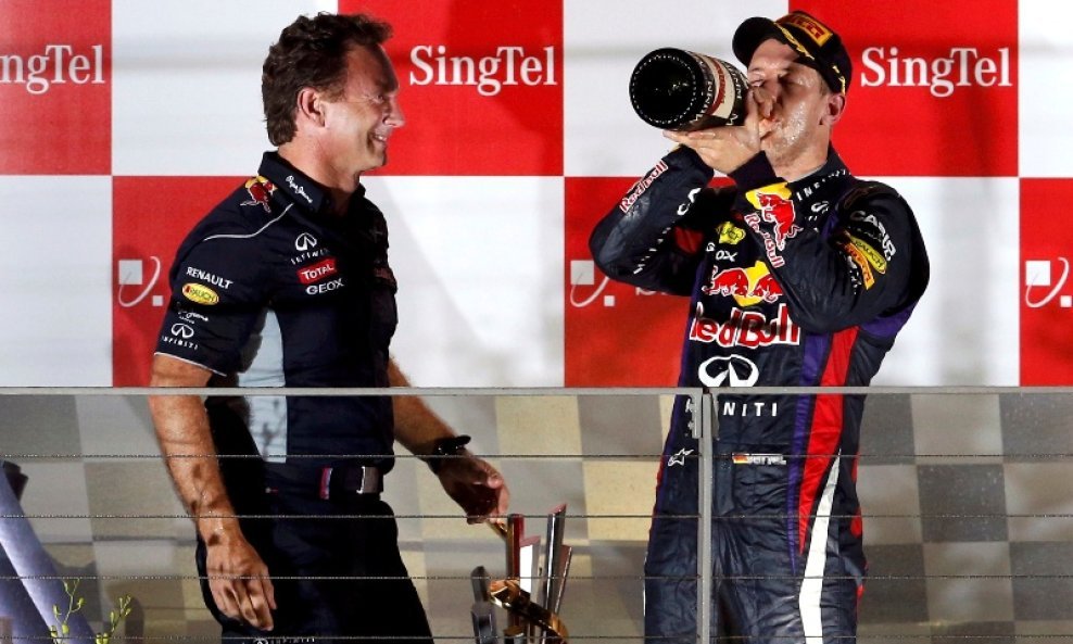 Christian Horner i Sebastian Vettel