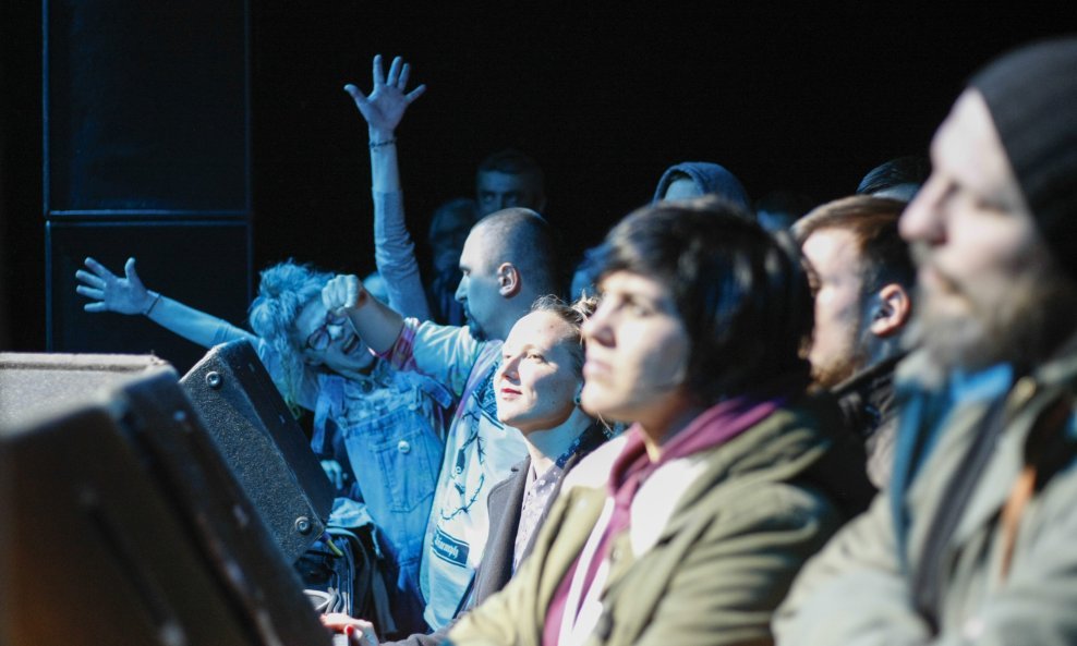 Detalj s nastupa grupe Swans na Impulse festivalu u Rijeci