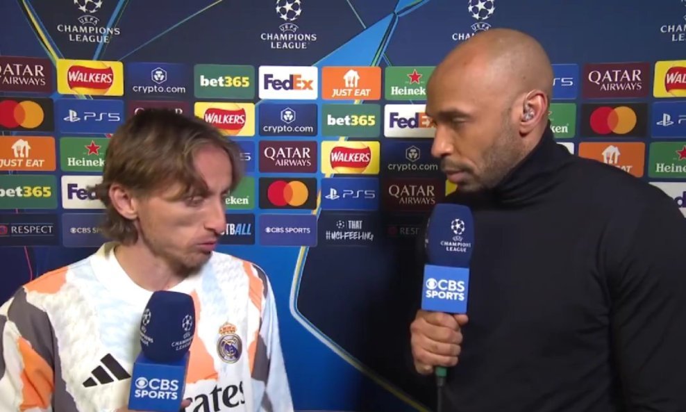Luka Modrić i Thierry Henry