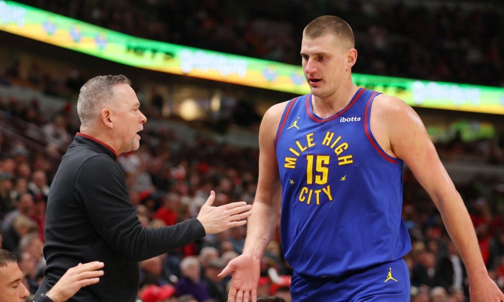 Michael Malone i Nikola Jokić