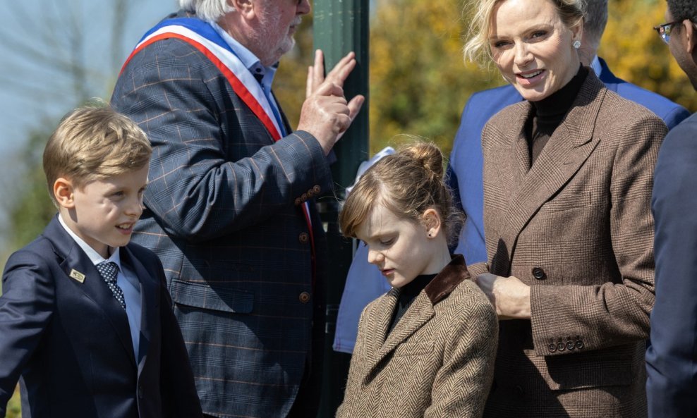 Princeza Charlene i blizanci Jacques i Gabriela